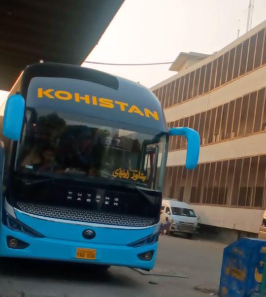kohistan express faisalabad to peshawar bus